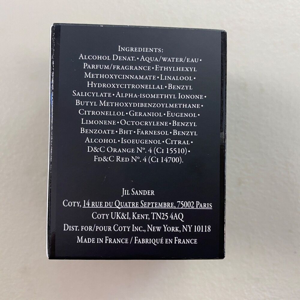 Jil Sander No 4 Eau De Parfum Natural Spray Vaporisateur 1.0 oz 30 ml NEW in BOX - Picture 5 of 6